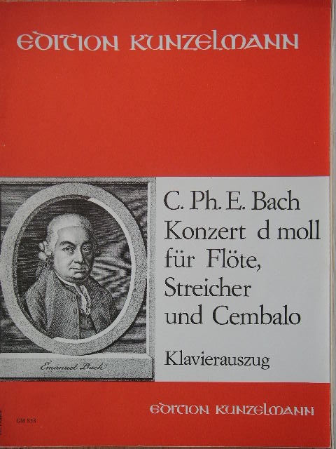 Image for Concerto in D minor for Flute, Strings, and Cembalo