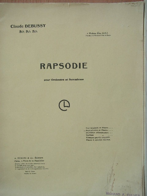 Image for Rapsodie