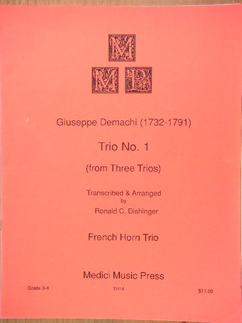Image for Trio No. 1 (from Three Trios)