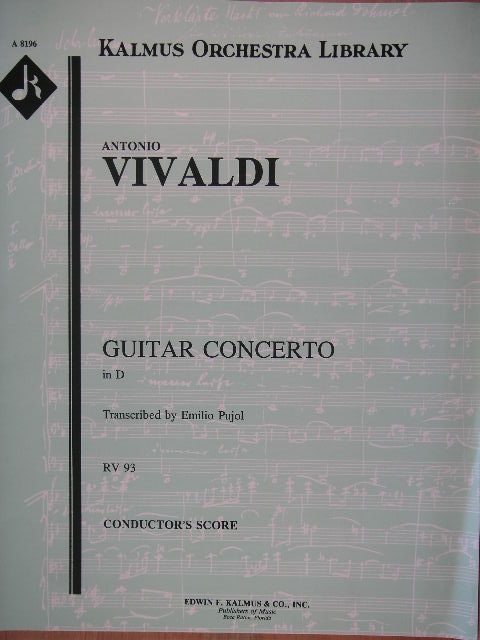 Image for Guitar Concerto in D