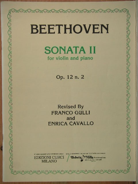 Image for Sonata Op. 12 No. 2