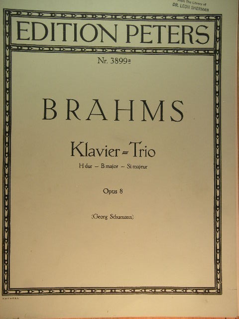 Image for Klavier Trio en H dur, Op. 8