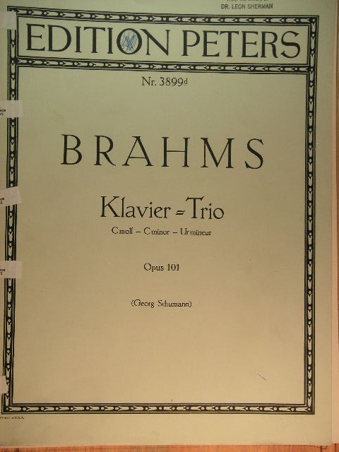 Image for Piano Trio in C minor, Op. 101