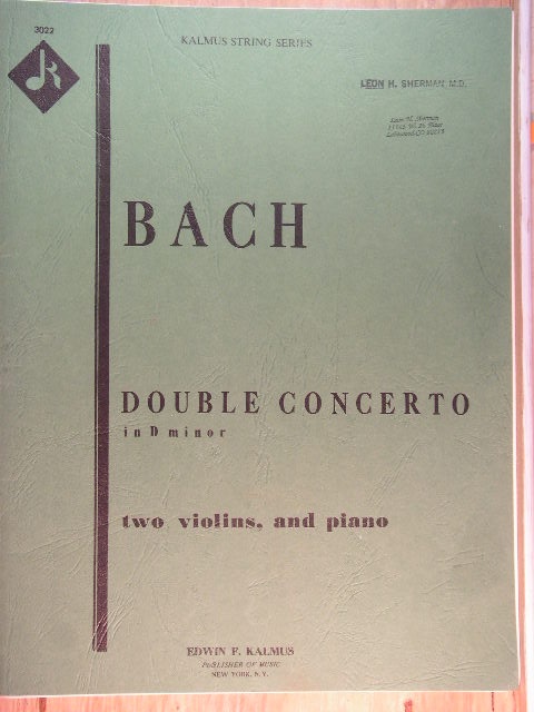 Image for Double Concerto in D Minor
