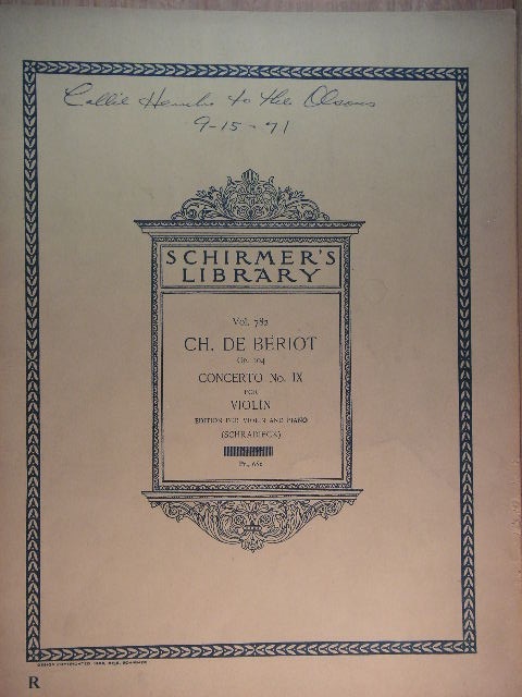 Image for Concerto No. IX for Violin, Op. 104
