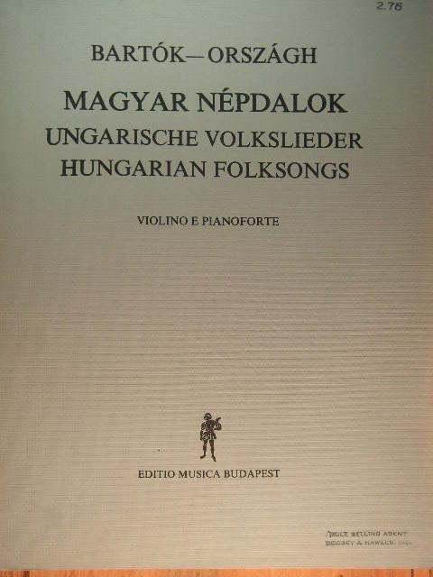 Image for Magyar Nepdalok (Hungarian Folksongs)