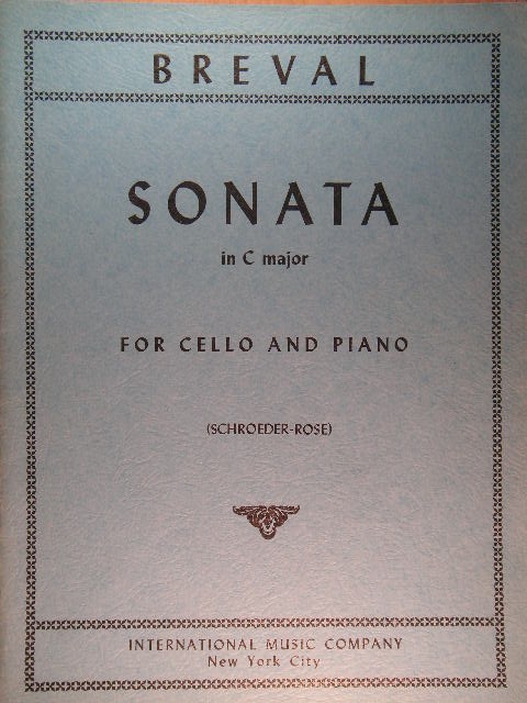 Image for Sonata in C major (for Cello and Piano)
