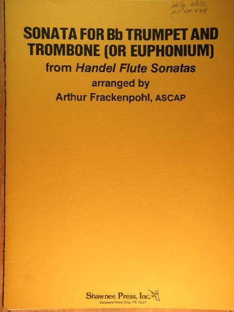Image for Sonata for Trumpet and Trombone