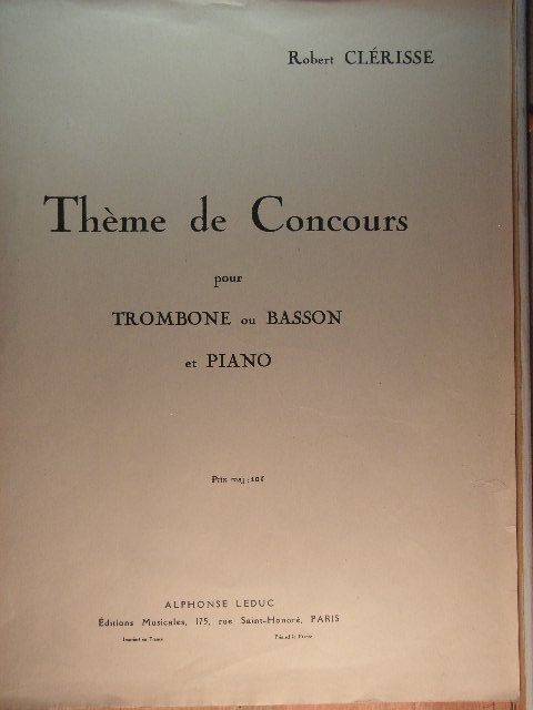 Image for Theme de Concours
