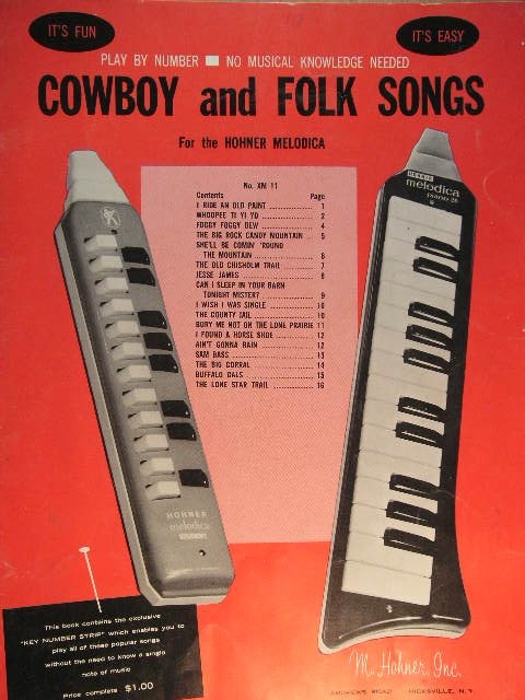 Image for ALBUM: Cowboy and Folk Songs for the Hohner Melodica