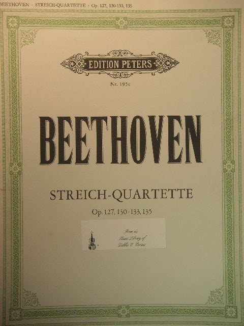 Image for ALBUM: String Quartets Volume 3 (Op. 127, 130-133, 135)