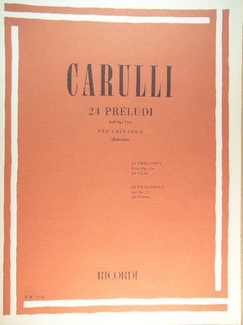 Image for 24 Preludi per Chitarra Op. 114