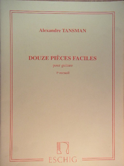 Image for Douze Pieces Faciles pour guitare (2 vol.)