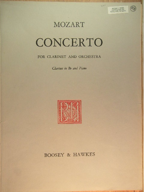 Image for Concerto for Clarinet