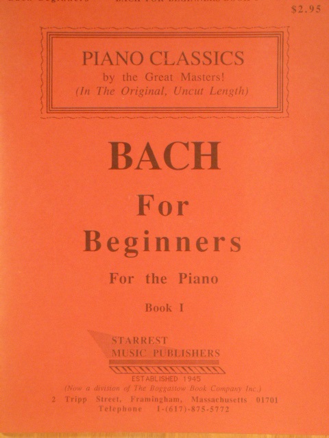 Image for ALBUM: Johann Sebastian Bach for Beginners