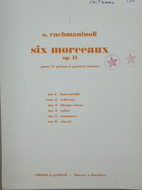 Six Morceaux Op.11