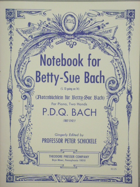 Notebook for Betty-Sue Bach