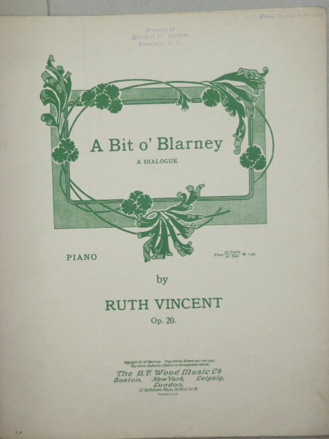 A Bit O'Blarney (A Dialogue) Op. 20