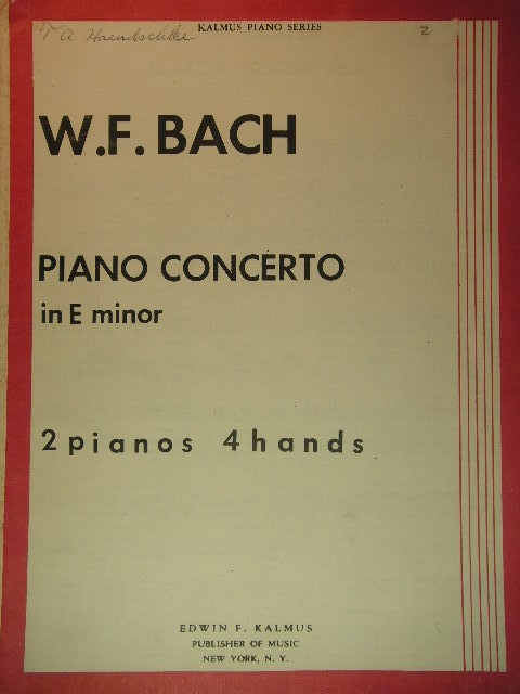 Image for Piano Concerto in E minor