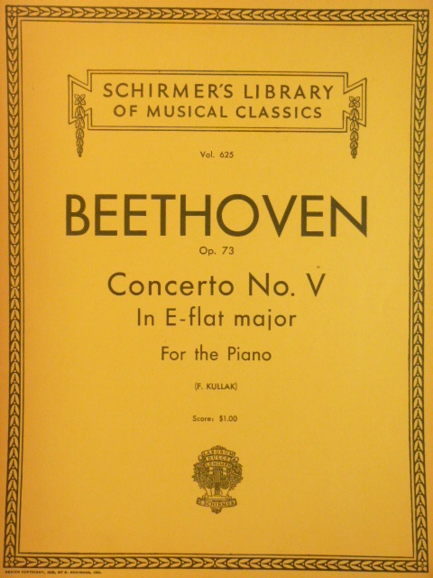 Image for Piano Concerto No V in E flat major Op 73