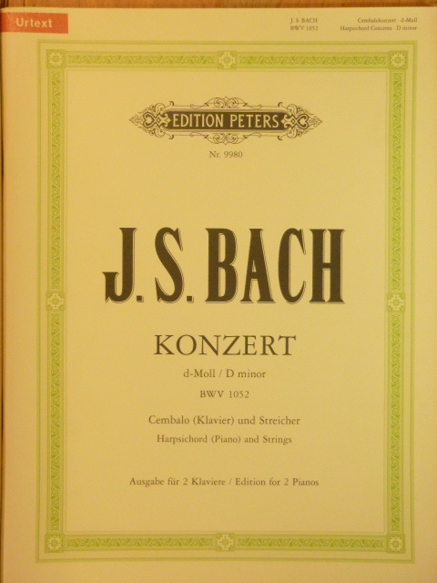 Image for Piano Concerto D minor BWV 1052