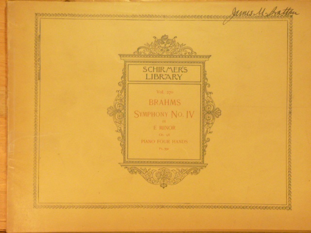 Image for Symphony No. IV in E Minor Op. 98
