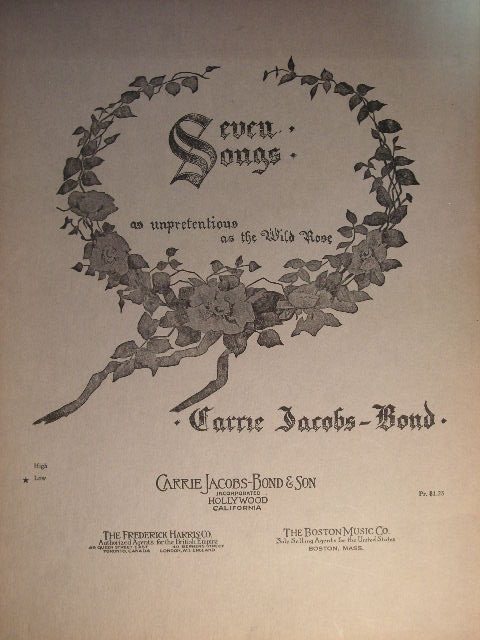 Image for ALBUM: Seven Song (as unpretentious as the Wild Rose)