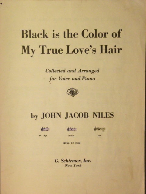 Image for Black is the Color of My True Love's Hair