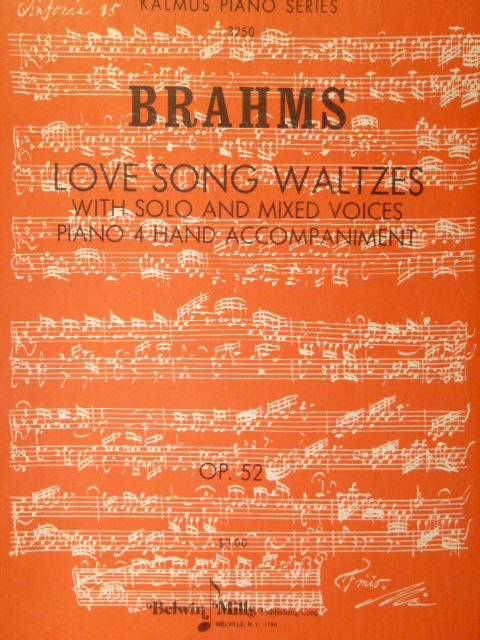 Image for Love Song Waltzes, Op. 52