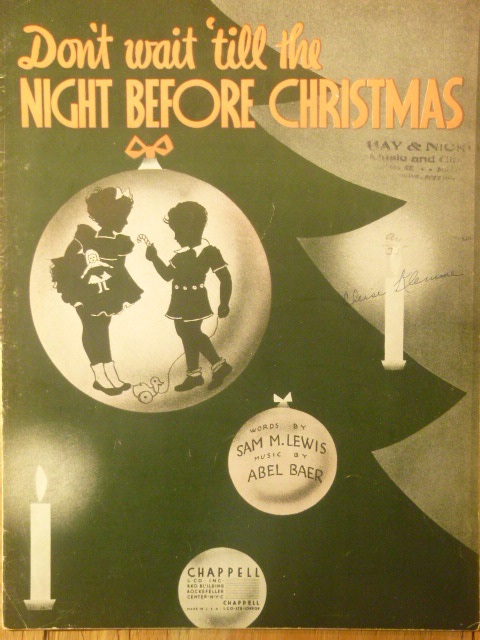 Image for (Don't Wait 'Till) The Night Before Christmas