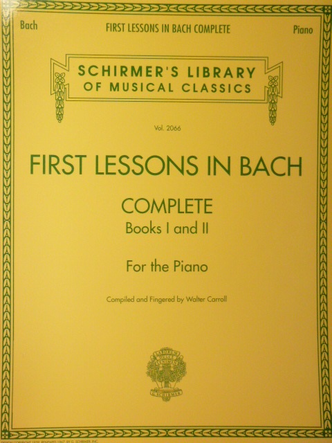 Image for ALBUM: First Lessons in Bach (Complete)