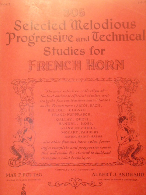 Image for Selected Melodious Progressive and Technical Studies for French Horn