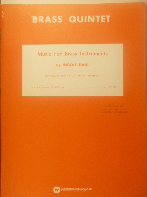 Image for Brass Quintet