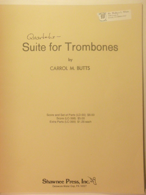 Image for Suite for Trombones