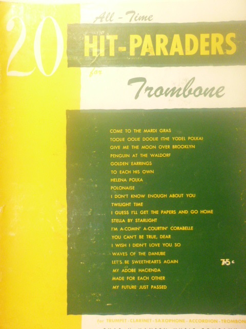 Image for ALBUM: 20 Hit-Paraders for Trombone