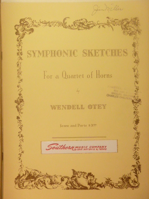 Image for Symphonic Sketches