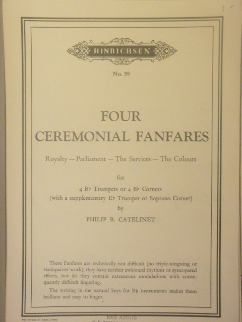 Image for Four Ceremonial Fanfares