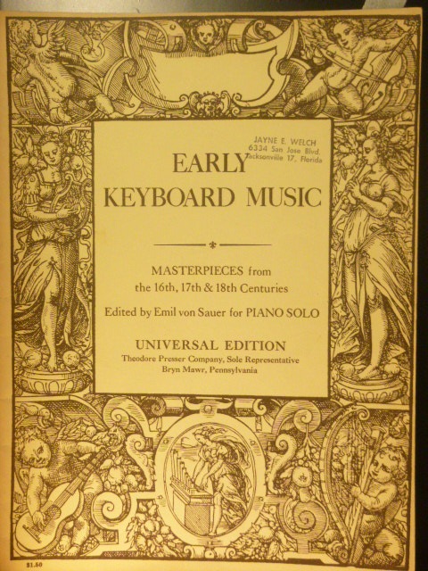 Image for ALBUM:  Early Keyboard Music