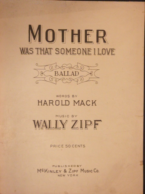 Image for Mother (Was That Someone I Love)