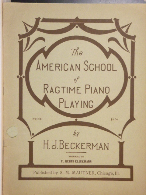 Image for The American School of Ragtime Piano