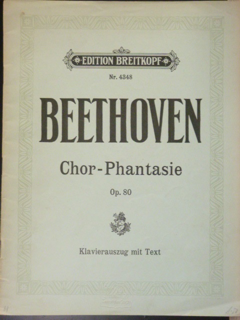 Image for Chor-Phantasie Op. 80