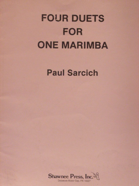 Image for Four Duets for One Marimba