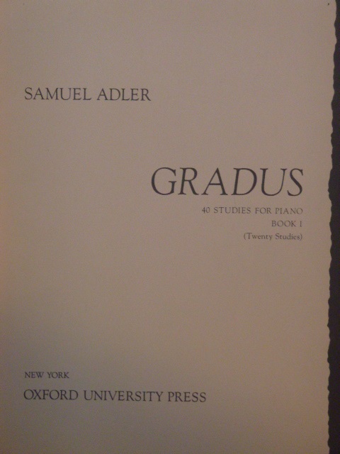 Image for Gradus Book 1