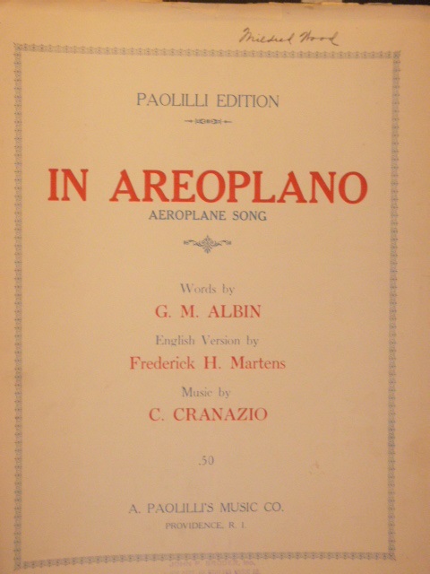 Image for In Areoplano