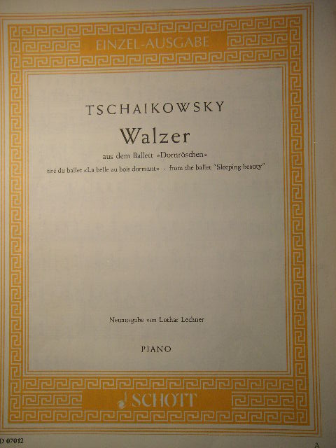 Image for Walzer from "Sleeping Beauty"