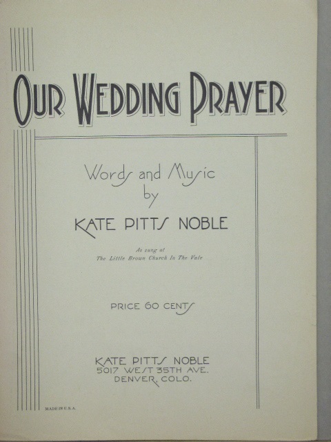 Image for Our Wedding Prayer