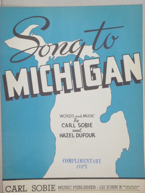 Image for Song To Michigan