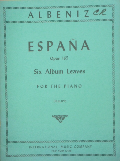 Image for Espana Op. 165