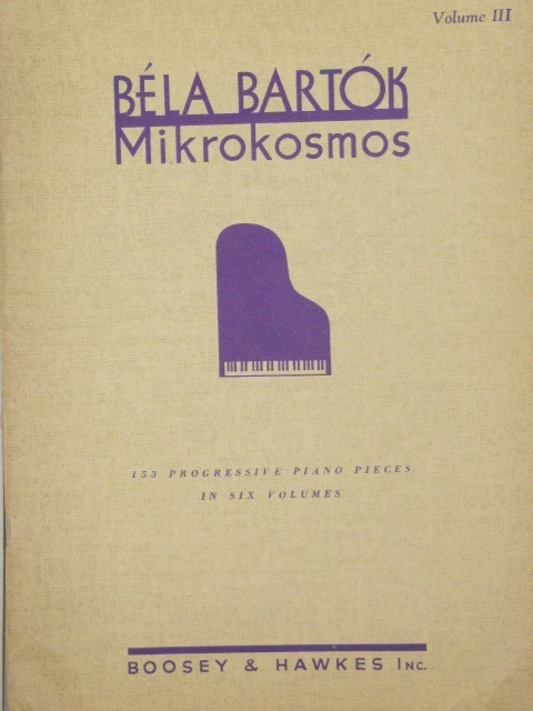 Image for Mikrokosmos Vol. 3