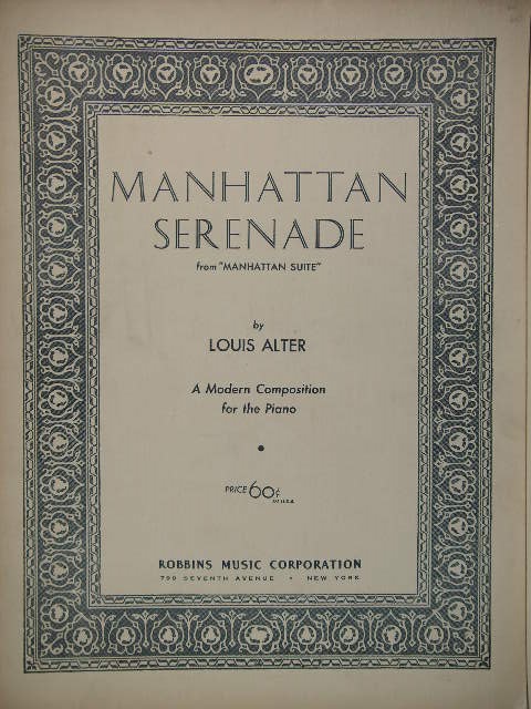 Image for Manhattan Serenade